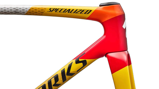 S-Works Tarmac SL9 Team Replica Frameset - SD Worx - Protime - Vivred/Yel/Dlmmet