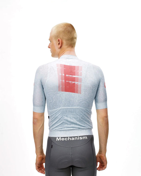 PAS NORMAL STUDIOS Mechanism Logo Jersey - AOP RTN Light Aqua