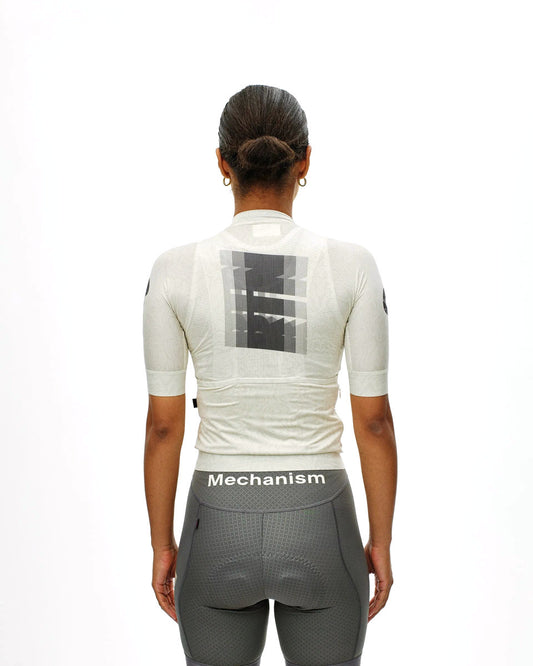 PAS NORMAL STUDIOS Mechanism Logo Women Jersey - AOP RTN Off White