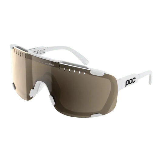 POC Devour Mid Hydrogen White/Clarity Trail /Partly Sunny Silver - 9535