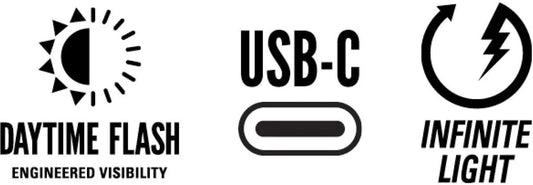 LEZYNE MICRO DRIVE PRO 1000+ HELMET LIGHT - BLACK/WHITE