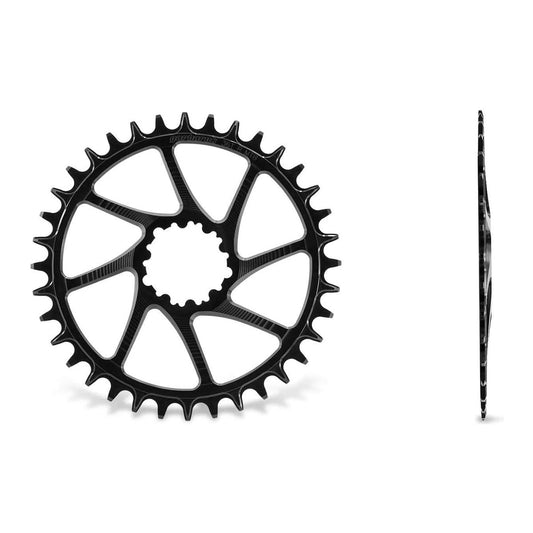 GARBARUK Round Chainring DIRECT MOUNT SRAM GXP/DUB MTB (BOOST) - BLACK