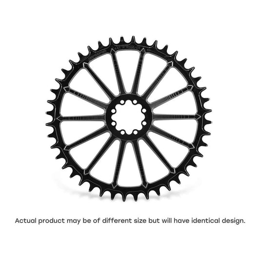 GARBARUK ROUND CHAINRING DIRECT MOUNT AXS ROAD/GRAVEL - BLACK