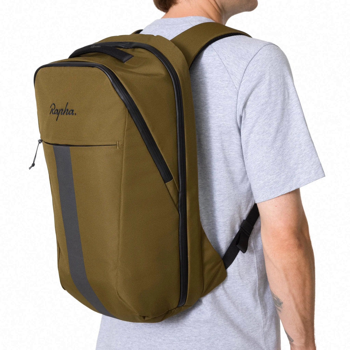 RAPHA SUPER DOMESTIQUE BACKPACK - DARK OLIVE/CARBON GREY