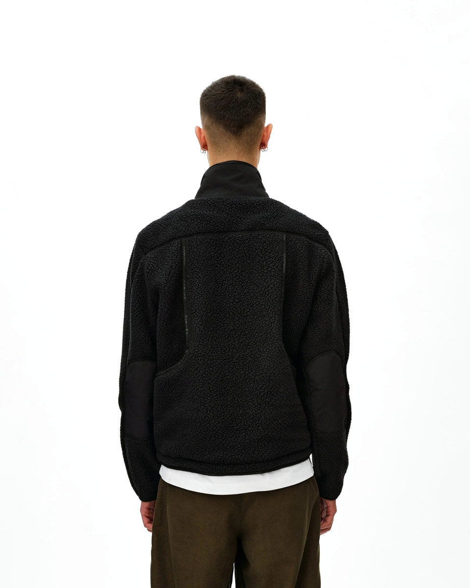 PAS NORMAL STUDIOS Off Race Pile Fleece Jacket - Black
