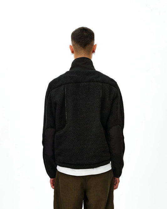 PAS NORMAL STUDIOS Off Race Pile Fleece Jacket - Black
