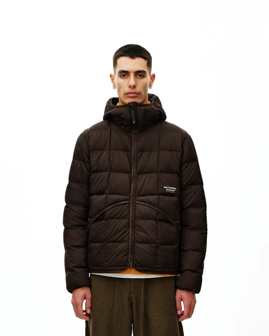 PAS NORMAL STUDIOS Off Race Down Liner Jacket - Dark Coffee