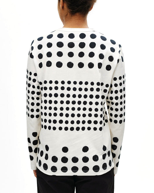PAS NORMAL STUDIOS Off Race Graphic Long Sleeve TShirt - Off White