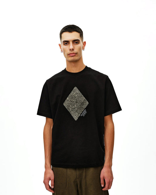PAS NORMAL STUDIOS Off Race Graphic T Shirt - Black
