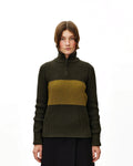 PAS NORMAL STUDIOS Off Race Merino Knit Half Zip - Olive