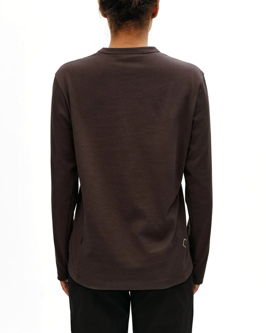 PAS NORMAL STUDIOS Off Race Cotton Tech Long Sleeve TShirt - Dark Purple