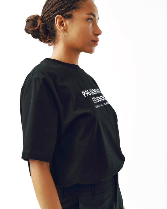 PAS NORMAL STUDIOS OffRace Logo TShirt - Black