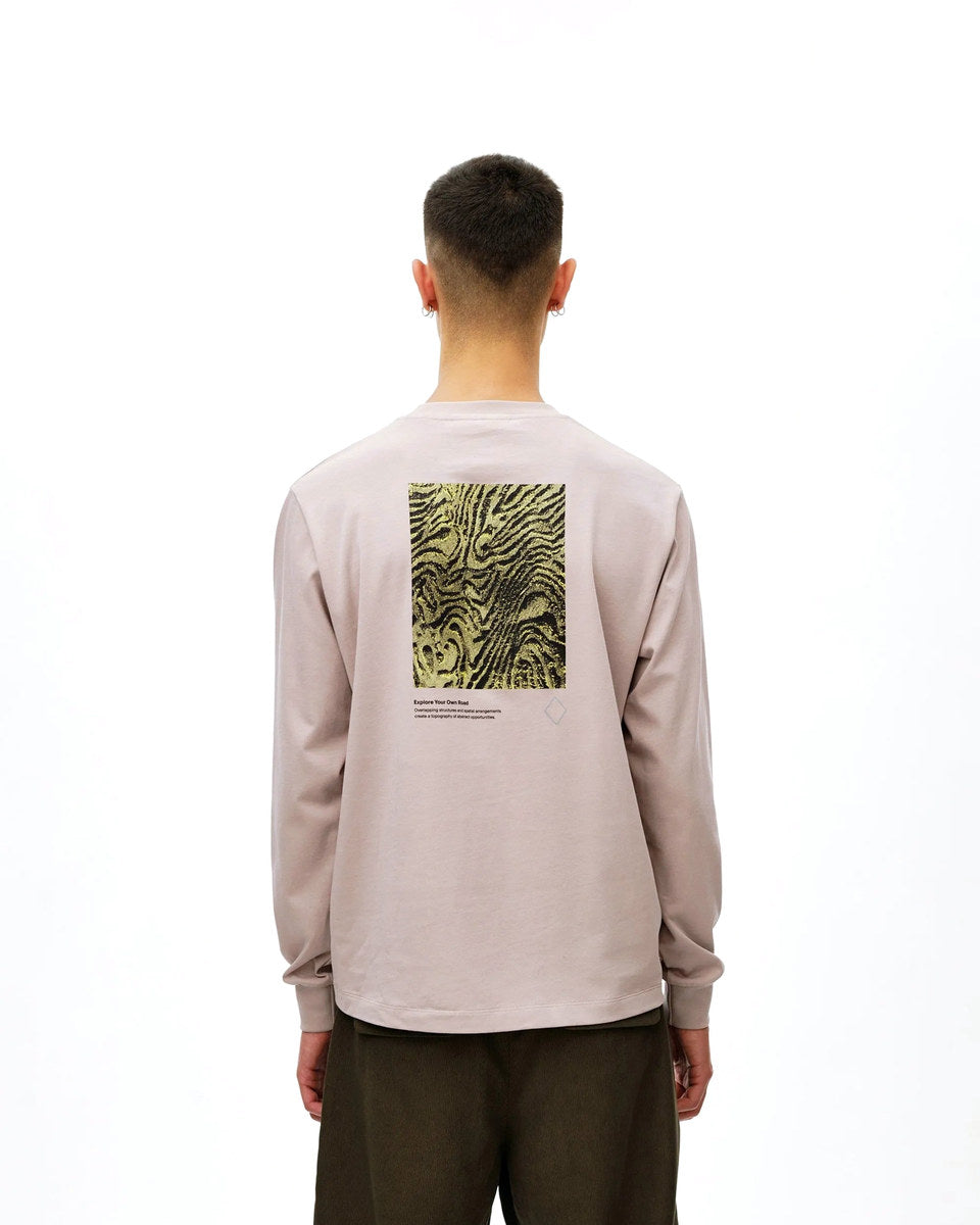 PAS NORMAL STUDIOS OffRace Long Sleeve Graphic Shirt - Haze