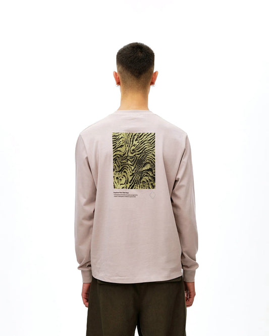 PAS NORMAL STUDIOS OffRace Long Sleeve Graphic Shirt - Haze