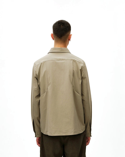 PAS NORMAL STUDIOS Off Race Tech Overshirt - Dusty Earth