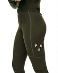 PAS NORMAL STUDIOS  Women Mechanism Deep Winter Long Bibs - Dark Olive