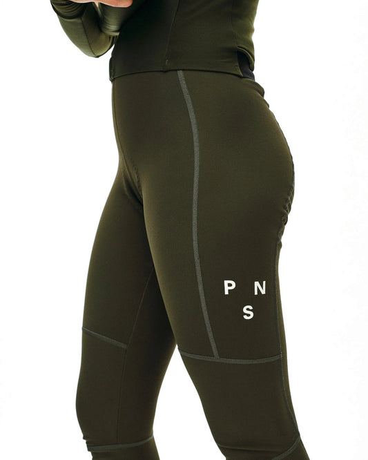 PAS NORMAL STUDIOS  Women Mechanism Deep Winter Long Bibs - Dark Olive