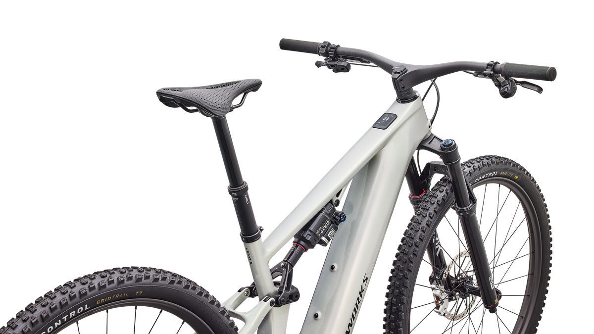 SPECIALIZED SWORKS TURBO LEVO R MTB EBIKE - DLM MET/CMLN SIL GRN/OAK GRN MET