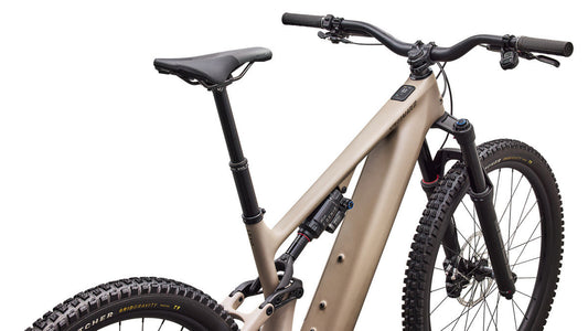 SPECIALIZED TURBO LEVO 4 EXPERT MTB EBIKE- SANDSTONE METALLIC/BLACK PEARL/BRONZE GOLD METALLIC