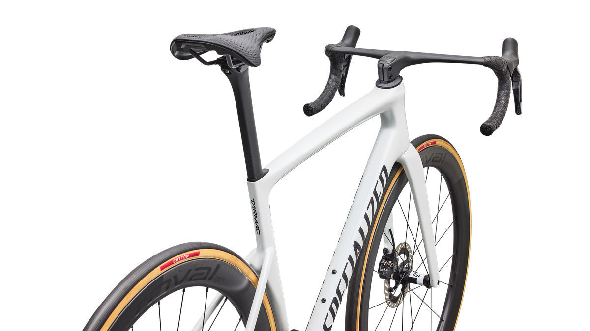 SPECIALIZED TARMAC SL9 SLEVEL ROAD BIKE - METALLIC WHITE SILVER/TARMAC BLACK