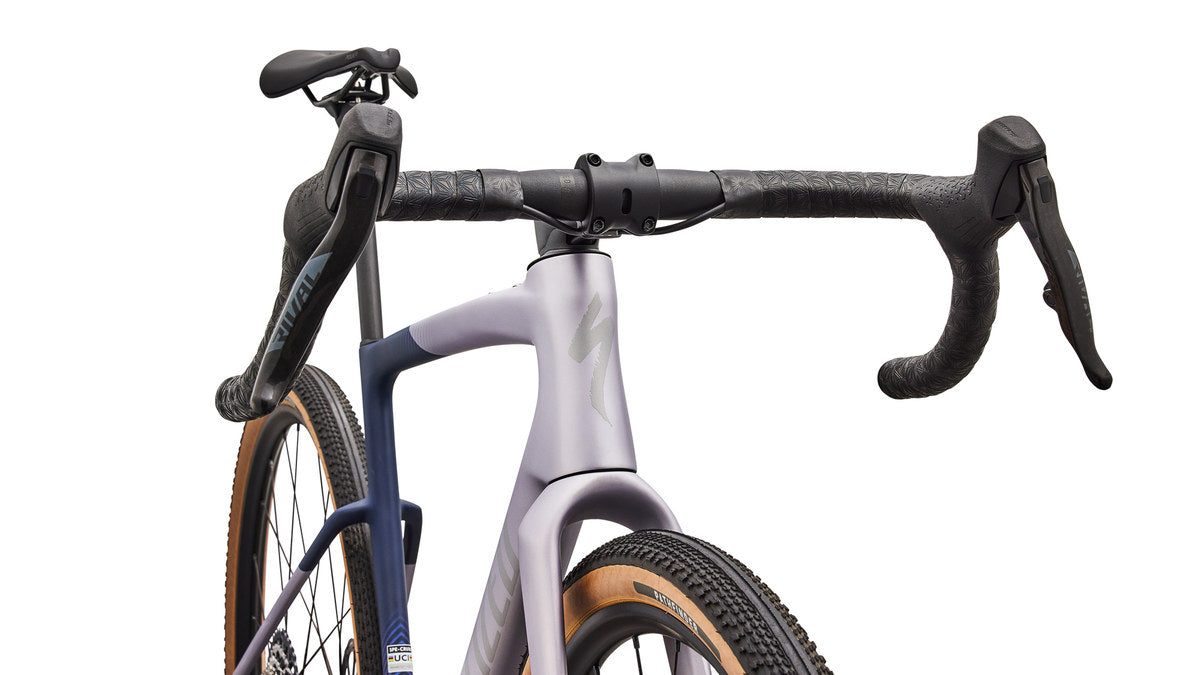 SPECIALIZED Crux 5 Comp Gravel Bike - SRAM Rival XPLR - Bluprl/Amthfrst/Shdwsil