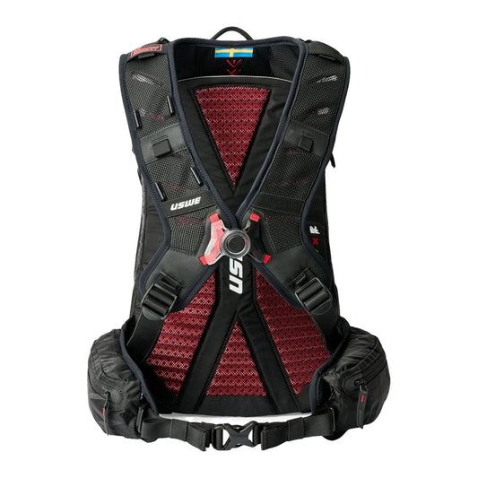 USWE ZIPPERED VST 16 BACKPACK - BLACK