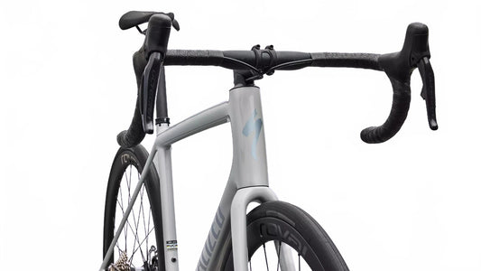 SPECIALIZED Aethos 2 Expert Complete Road Bike Shimano Ultegra DI2 2026 - Gloss Dolomite Metallic / Blue Pearl Over Shadow Silver