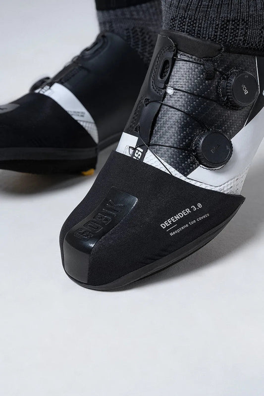 GOBIK Defender 3.0 Neoprene Toe Covers - Pitch Black