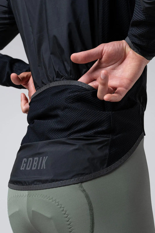 GOBIK Exo 2.0 Water Resistant Jaquet - Royal Black