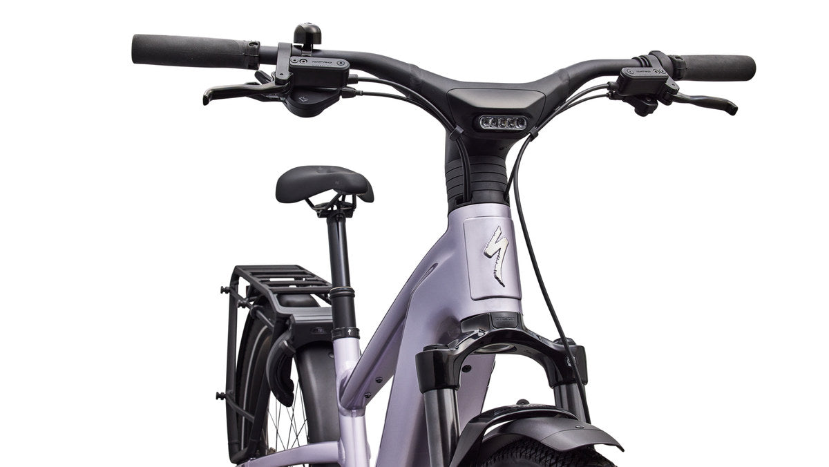 SPECIALIZED Turbo Vado 3 5.0 Ebike - GLOSS AMETHYST FROST METALLIC / BORDEAUX METALLIC