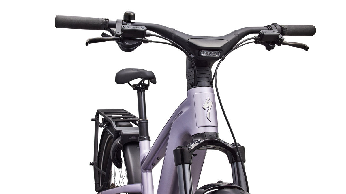 SPECIALIZED Turbo Vado 3 EVO 5.0 Ebike - GLOSS AMETHYST FROST METALLIC / BORDEAUX METALLIC