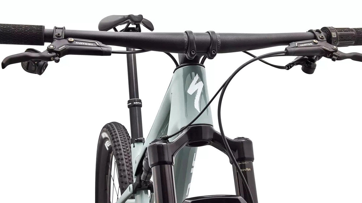 SPECIALIZED Epic 9 Expert Complete MTB - Gloss Agave Grey / Metallic White Silver