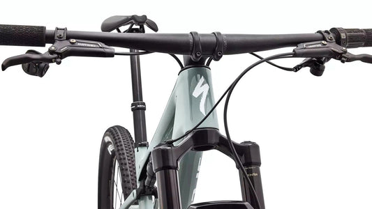 SPECIALIZED Epic 9 Expert Complete MTB - Gloss Agave Grey / Metallic White Silver