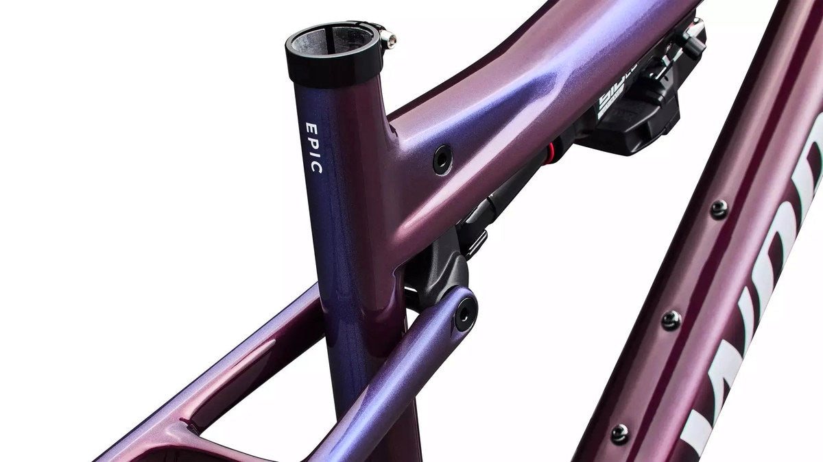 SPECIALIZED S-Works Epic 9 MTB Frameset - Gloss Bordeaux Metallic / Blue Pearl Edge Fade / Metallic White Silver