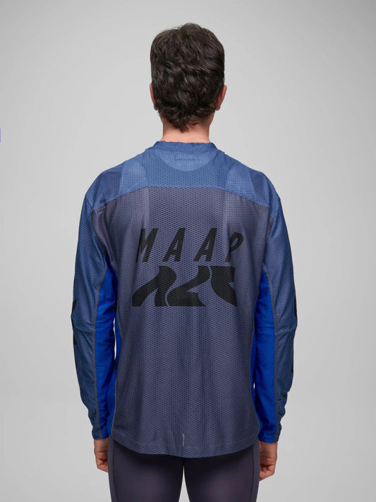 MAAP Alt_Road Air Mesh LS Tee - Mixed Blue