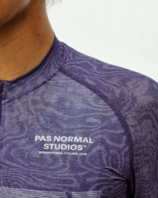 PAS NORMAL STUDIOS Mechanism Logo Women Jersey - AOP RTN Dark Purple