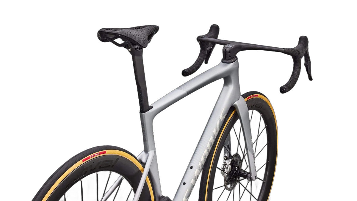 SWorks Tarmac SL9 Complete Road Bike SRAM RED AXS - Sildst/Spctflr/Chrm
