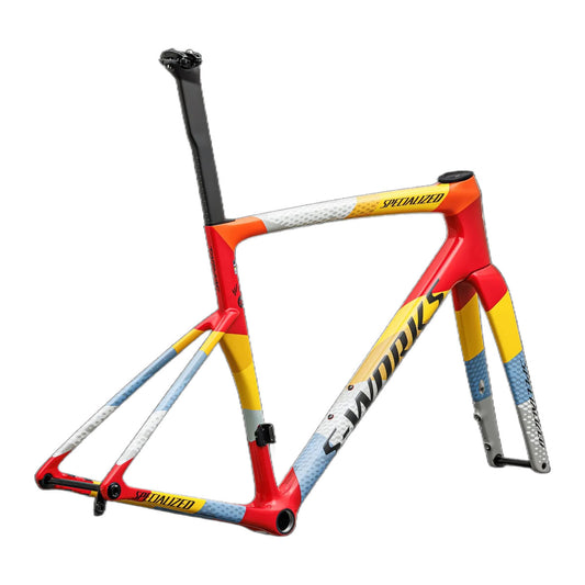 S-Works Tarmac SL9 Team Replica Frameset - SD Worx - Protime - Vivred/Yel/Dlmmet
