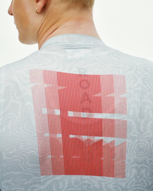 PAS NORMAL STUDIOS Mechanism Logo Jersey - AOP RTN Light Aqua