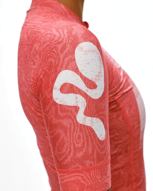 PAS NORMAL STUDIOS Mechanism Logo Women Jersey - AOP RTN Classic Red
