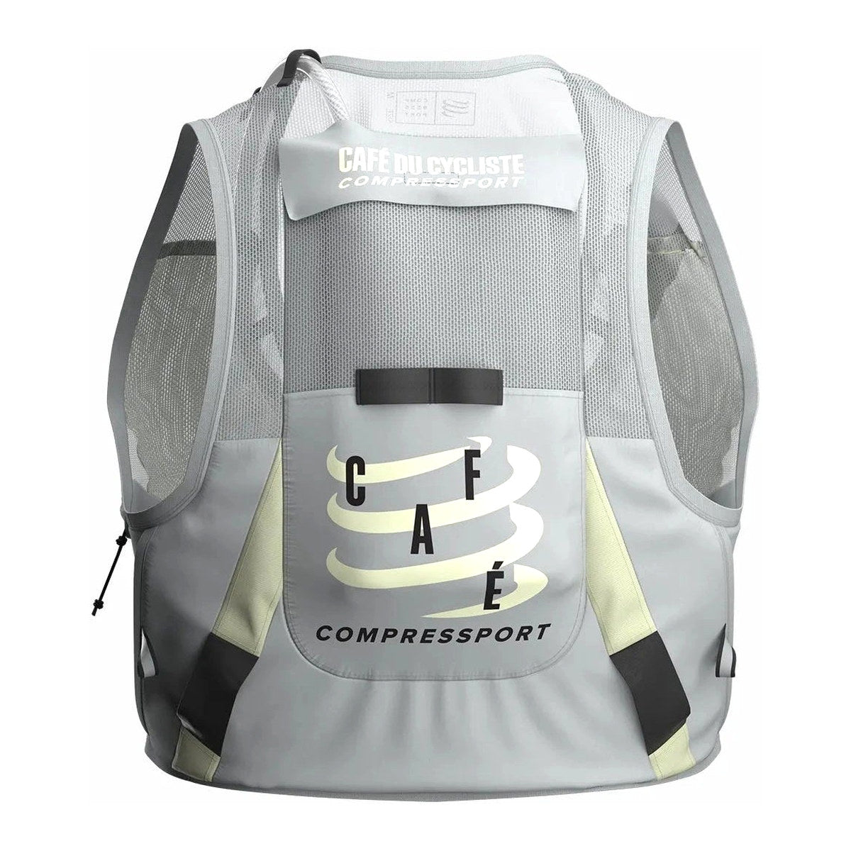 CAFÉ DU CYCLISTE UltRide Evo 8 Hydratation Vest - Gray/Green