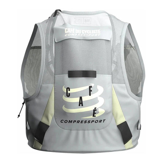 CAFÉ DU CYCLISTE UltRide Evo 8 Hydratation Vest - Gray/Green