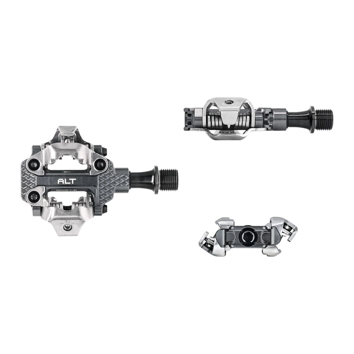 WOLF TOOTH MK0 Alt XC Clipless Pedals - Shadow Grey