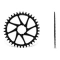 GARBARUK Round  Chainring DIRECT MOUNT CANNONDALE HOLLOWGRAM (AI-COMPATIBLE) - BLACK