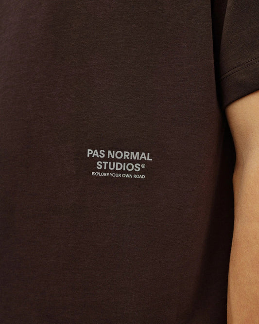 PAS NORMAL STUDIOS Off Race Cotton Tech TShirt - Dark Purple