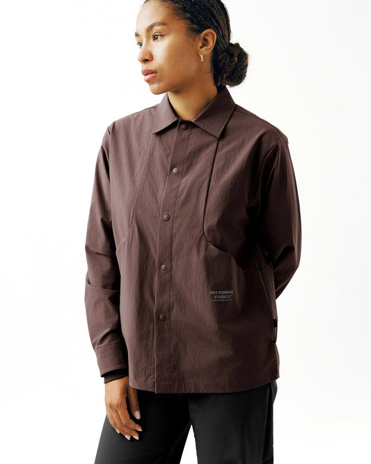 PAS NORMAL STUDIOS Off Race Tech Overshirt - Dark Purple