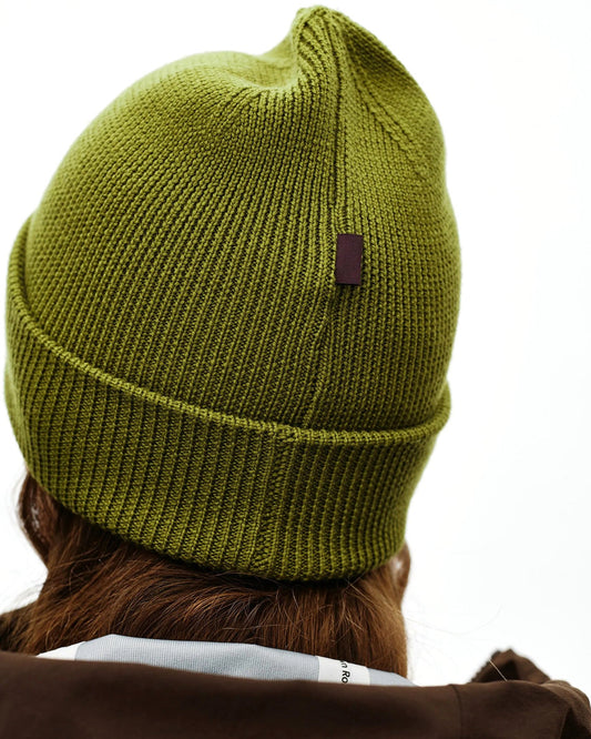 PAS NORMAL STUDIOS Off Race Wool Knit Beanie - Dark Lime