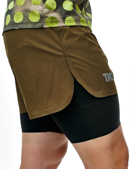 PAS NORMAL STUDIOS T.K.O. Balance 2in1 Shorts - Dark Stone