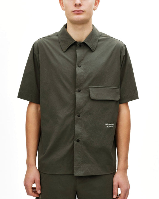 PAS NORMAL STUDIOS Off Race Light Tech Shirt - Dark Grey