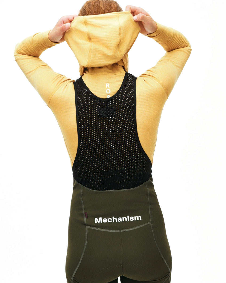 PAS NORMAL STUDIOS  Women Mechanism Deep Winter Long Bibs - Dark Olive